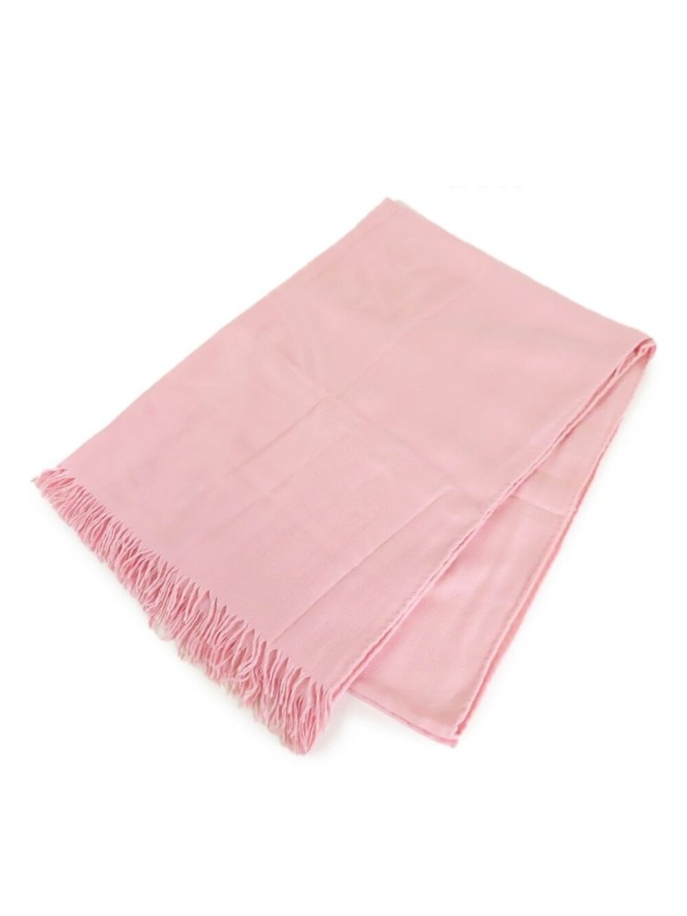 Hermes New Libris Shawl Pink Cashmere Silk Scarf